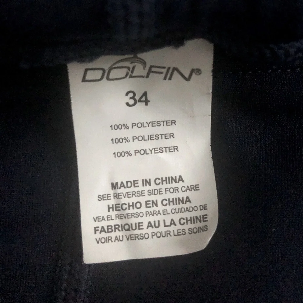 DOLFIN Swimwear Jammer Navy Trunks NWT Men’s Size 34